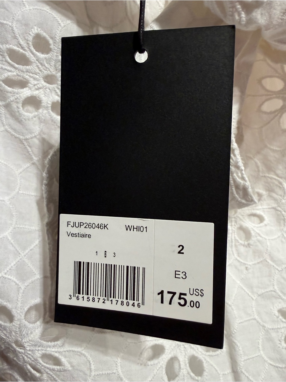 The Kooples White Eyelet Skirt women’s size 6 $175 retail - Picture 6 of 7